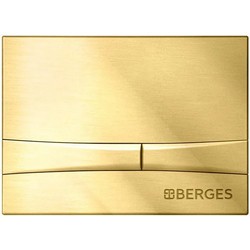 Клавиша смыва Berges Novum F9 золотой 040059