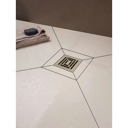 Душевой трап 99x99/50*75*110 мм матовый хром Berges Zentrum Uno 090471