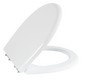 Сиденье с крышкой для унитаза Sedef (Duroplast, soft-close), GOKCEBEY, белый, KC1303.01.0000E