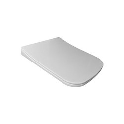Сиденье с крышкой для унитаза Aqua (Duroplast, soft-close, быстросъемное, метал. крепление), Duru Slim, белый, SC00301S50002931