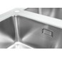 Мойка со стеклом ZorG GS 7850-2 white