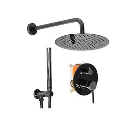Душевая система Rea Lungo black metallic P4420