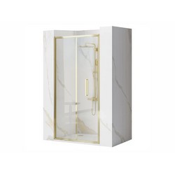 Душевая дверь Rea Rapid Fold gold 90 K4129