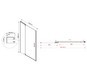 Душевая дверь Vincea Extra VDP-1E9010CLGM