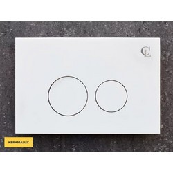 Кнопка смыва CeramaLux DC/1-014 белый глянец