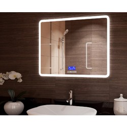 Зеркало Континент Demure LED 900х700 с многофункциональной панелью