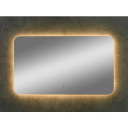 Зеркало Континент Burzhe Led 1200х700 с бесконтактным сенсором, теплая подсветка