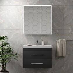 Зеркало-шкаф Континент Reflex 800х800 с датчиком движения