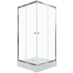Душевой уголок Тритон Вента Хром А1 100x100 (низкий поддон, стекла прозрачные)