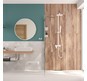 Душевая стойка Deante Cascada Hiacynt Bianco NAC_A1QM со смесителем для душа белые