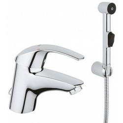 Смеситель для умывальника с гигиеническим душем Grohe Eurosmart Hygienica 33462001 хром