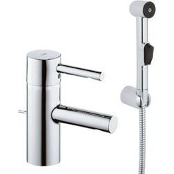 Смеситель для умывальника с гигиеническим душем Grohe Essence Hygienica 32535000 хром