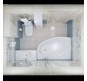 Ванна акриловая Тритон Николь New 160x100 (правая)