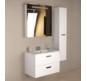 Шкаф-пенал колонна Roca The Gap Original L 34,4x160,2x19,9 белый глянец ZRU9302884