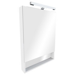 Зеркальный шкаф Roca The Gap Original 60 см с подсветкой белый матовый ZRU9302748