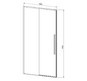 Душевая дверь Vincea Slim-N VDS-4SN140CGB