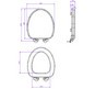 Сиденье для унитаза Caprigo Armonia KFe-AC-B231
