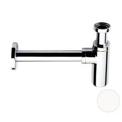 Сифон 1”1/4 Remer 958LBO, белый матовый