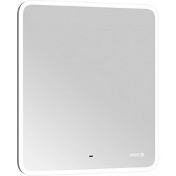 Зеркало Briz Софи 80x80 с подсветкой и часами