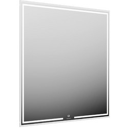 Зеркало Kerama Marazzi MIO.mi.80\WHT 80x80 белое с подсветкой