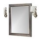 Зеркало Roca America Evolution W 70x86 без подсветки, темный дуб