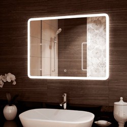 Зеркало Континент Demure LED 100x70 с подсветкой и сенсорным управлением