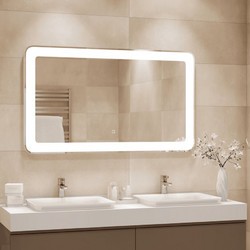 Зеркало Континент Velvette LED 80x70 с подсветкой и сенсорным управлением