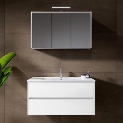 Комплект мебели для ванной SET32 RIHO FPO100DP0DP0S32 белый глянец