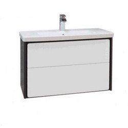 Тумба Roca Ronda 80 см ZRU9302965 с умывальником Roca Unik The Gap 327470000