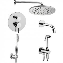 Комплект смесителей Paffoni Light KITZLIG019CR141 хром
