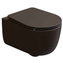 Унитаз подвесной GSG Ceramic Design Hit! Cacao Matt HIWCSO035