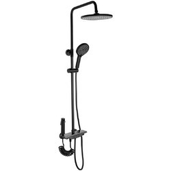 Душевая система Rea Savio black matt P8410