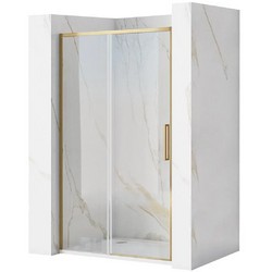 Душевая дверь Rea Rapid Slide gold matt 140 K8591