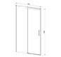 Душевая дверь Vincea Dice VDS-4D160CLGM