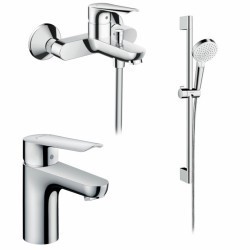 Комплект смесителей Hansgrohe SET Logis E 70 (a) хром
