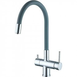 Смеситель для кухни Gappo G4398-30 хром серый