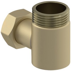 Уголок переходной Сунержа (G 1" НР х G 3/4" НГ), матовая шампань