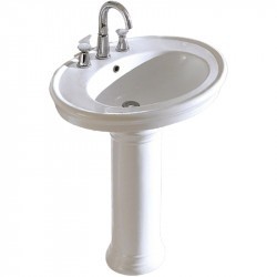 Раковина CeramaLux Lux Classic 75 2061 белая