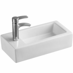 Раковина WeltWasser Aisbach 5092 L 37  белый глянец