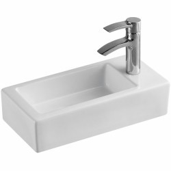 Раковина WeltWasser Aisbach 5092 R 37 белый глянец