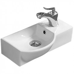 Раковина CeramaLux 41 7947AL белая