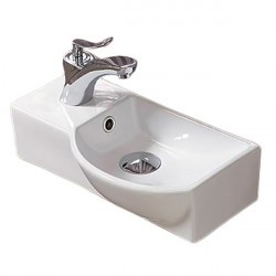 Раковина CeramaLux 40 7947AR белая