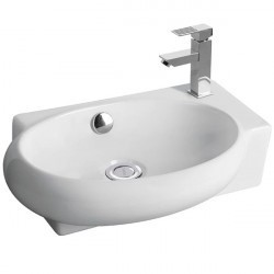 Раковина CeramaLux 43 9100L белая