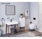 Унитаз биде Creavit Free FE322-34 подвесной белый без сиденья