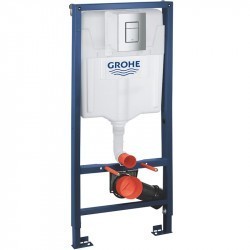 Инсталляция Grohe Rapid SL 38772001 для унитаза с клавишей смыва хром