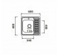 Кухонная мойка Kaiser KSS-6060L хром