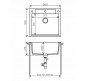 Кухонная мойка Polygran Argo-560 №16 черная
