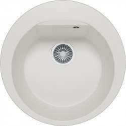 Кухонная мойка Polygran Atol-520 №36 627451 белый хлопок