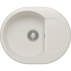 Кухонная мойка Polygran Atol-620 №36 678972 белый хлопок