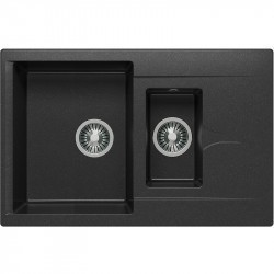 Кухонная мойка Polygran Brig-770 №16 621404 черная